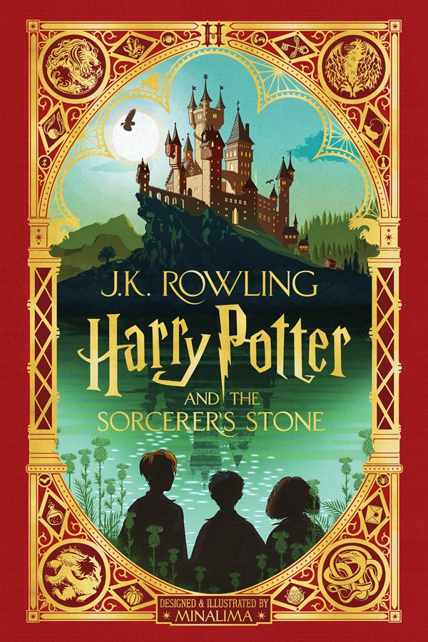 Cover of Harry Potter and the Sorcerer's Stone (Harry Potter, Book 1) (MinaLima Edition) (Interactive Illustrated Edition)